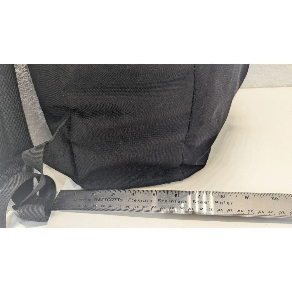Herschel Charcoal Grey black  Backpack  red white  lining  as is